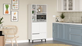 Hanah Home Armario de Cocina On9A-W Blanco